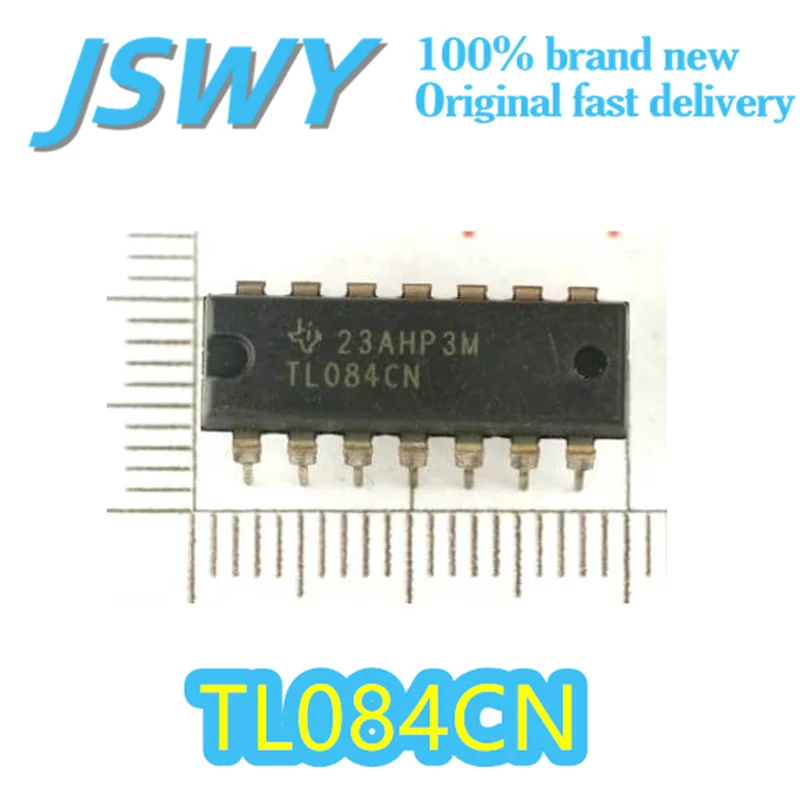

(10/50 pieces) TL084CN Original TL084 DIP-14 quad-channel JFET op amp 3V-18V wide voltage electronics spot