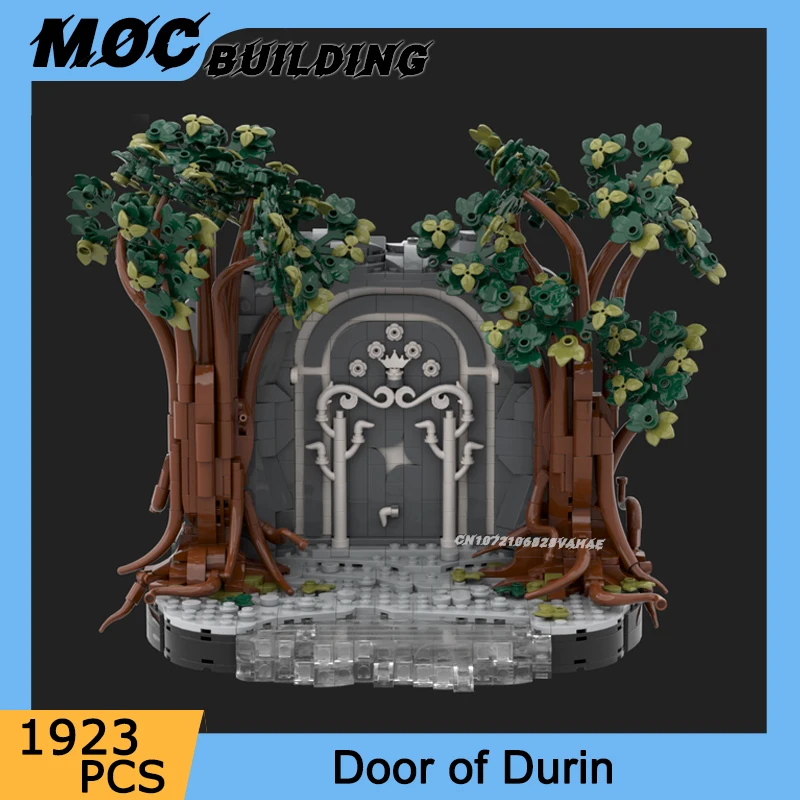 

Конструктор MOC: Модель двери Дурин из классического фильма, DIY-набор для сборки, креативные рождественские игрушки, коллекционные подарки для демонстрации