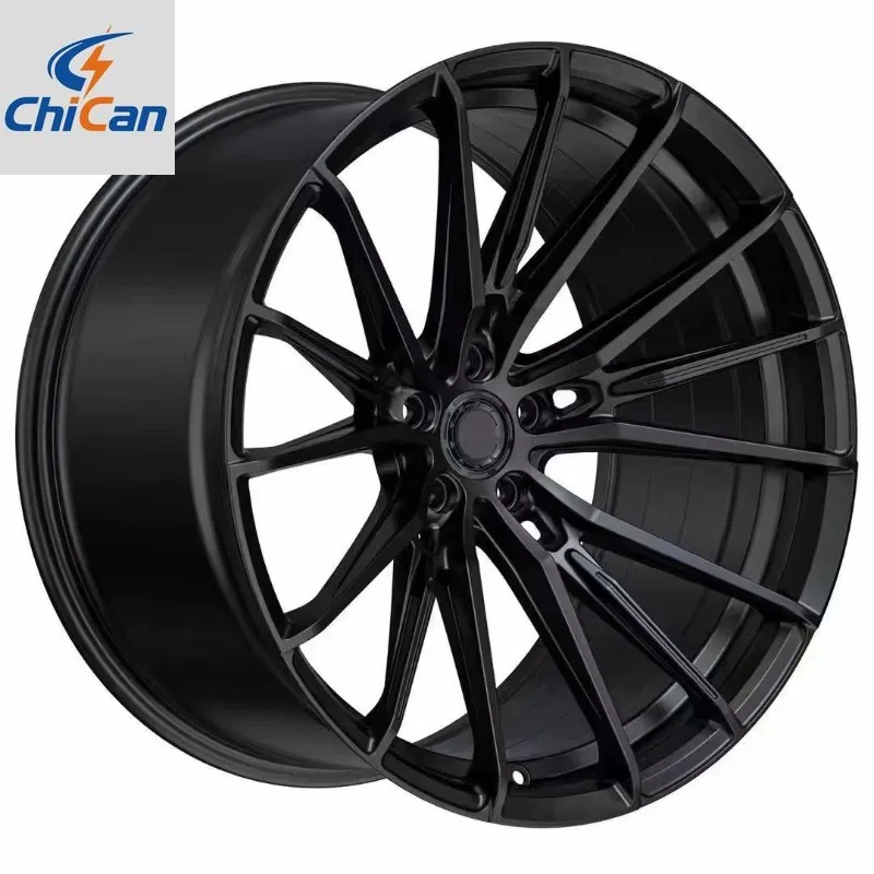 

[2026]Chican Custom Forged 18-24 Inch 5X114.3 Black Multi Spoke Wheels for Mercedes BMW Audi SUV Lamborghini E36