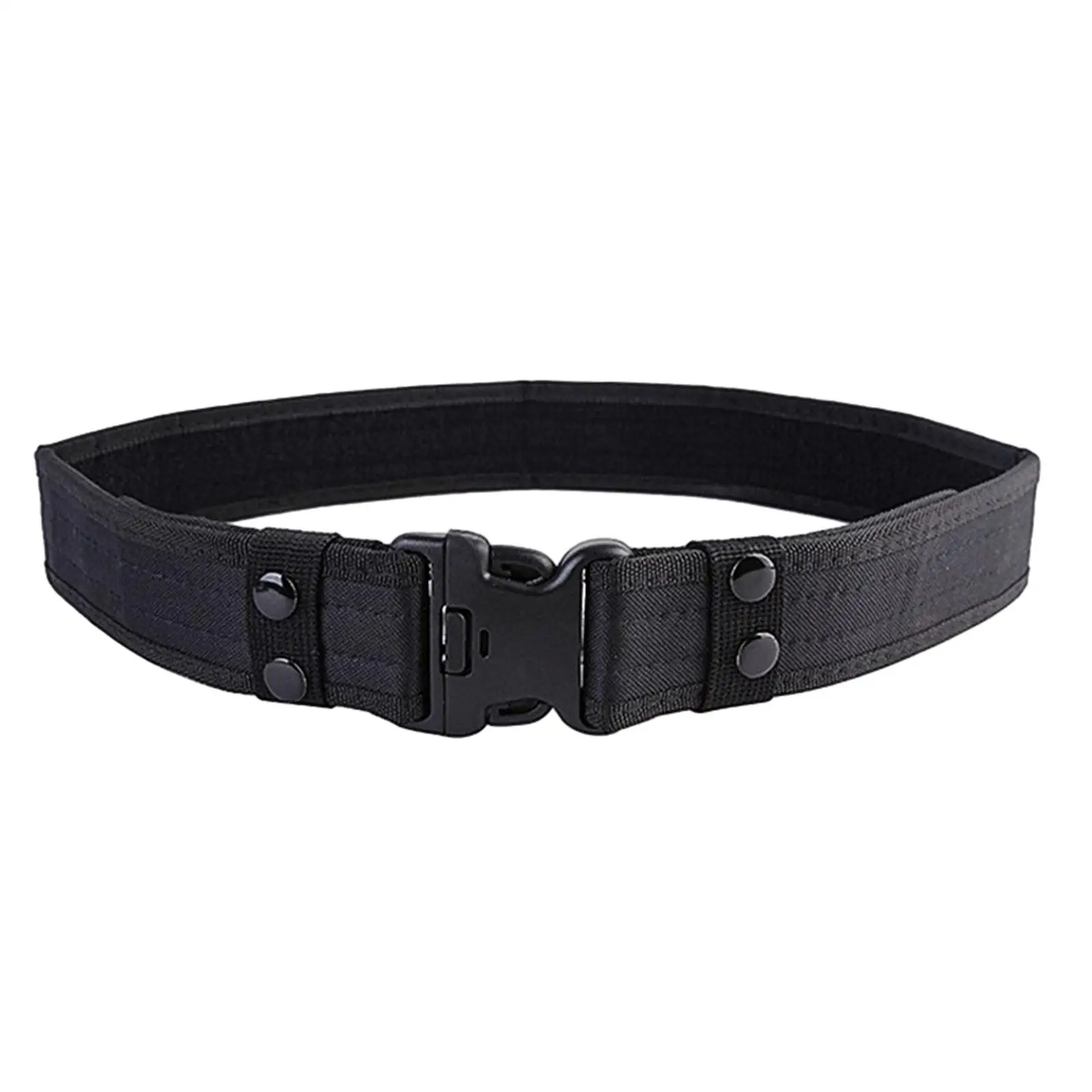 Nylon Belt Adjustable Quick Release Outer Belt Men’s Outdoor Webbing Waistband for Hiking Hunting