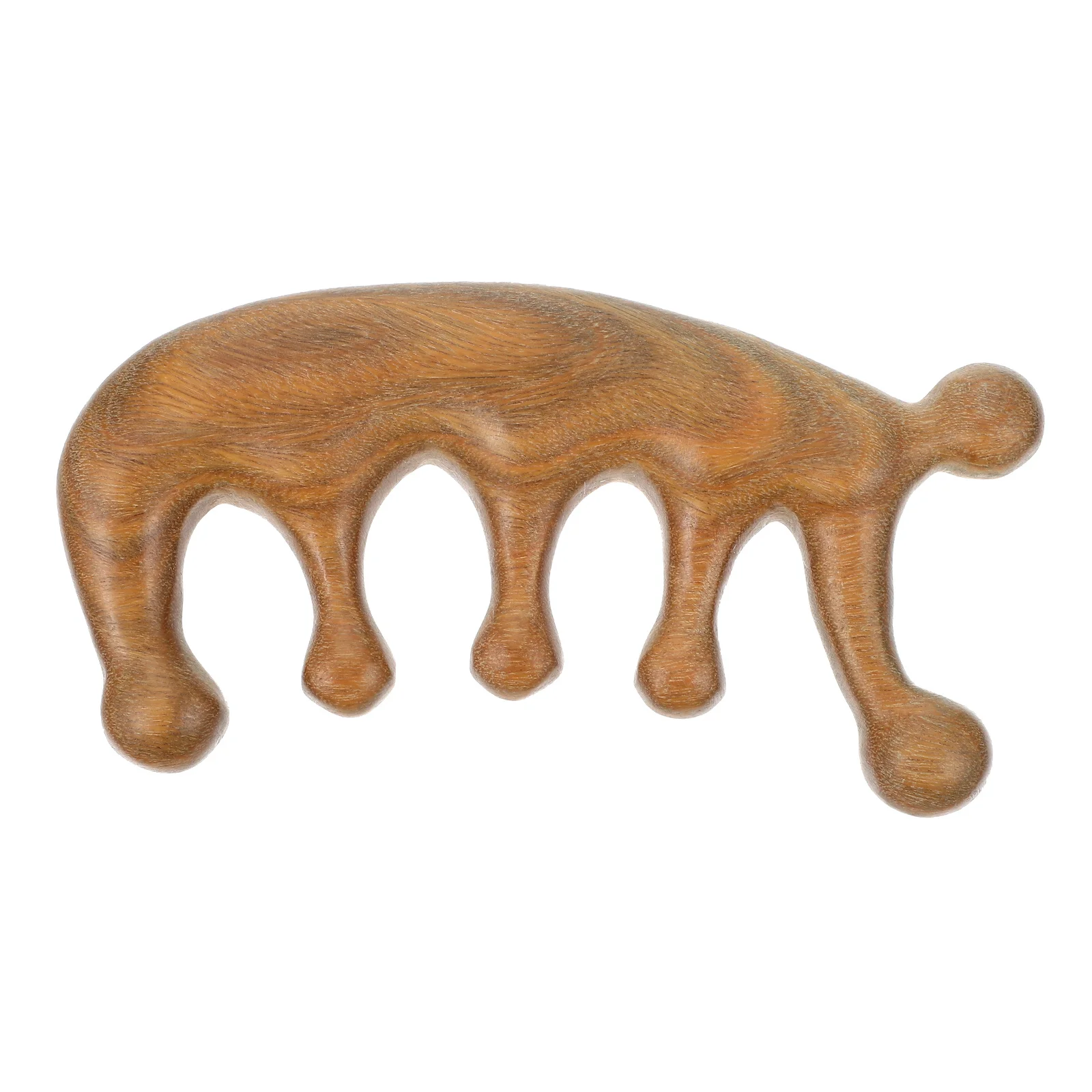 

Wooden Massage Comb Wide Tooth Smooth Teeth Portable Scalp Massager for Comfortable Hair Care Use Wooden Massage Comb