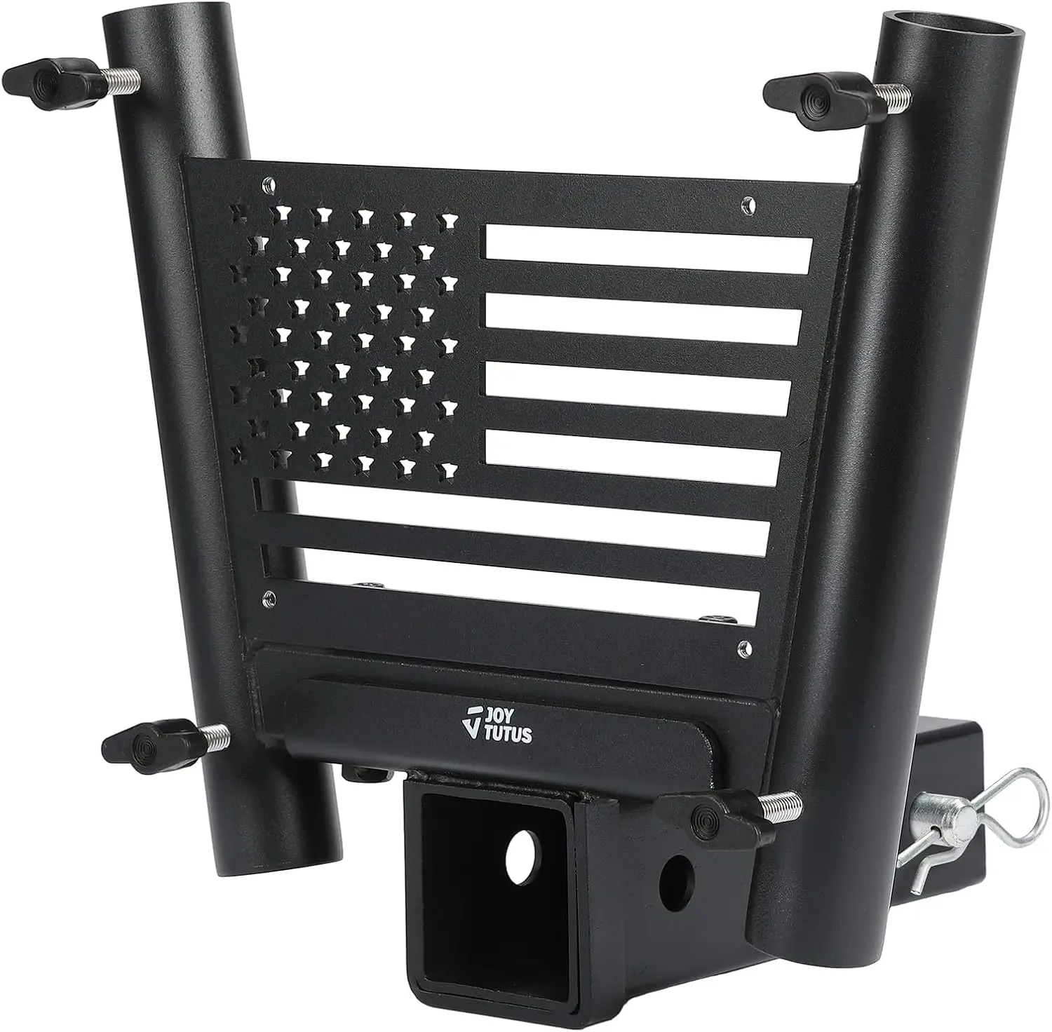 

Hitch Mount Flag Pole Holder for Standard 2 Inch Receivers, Fits Trucks SUV RV Trailer Pickup Camper