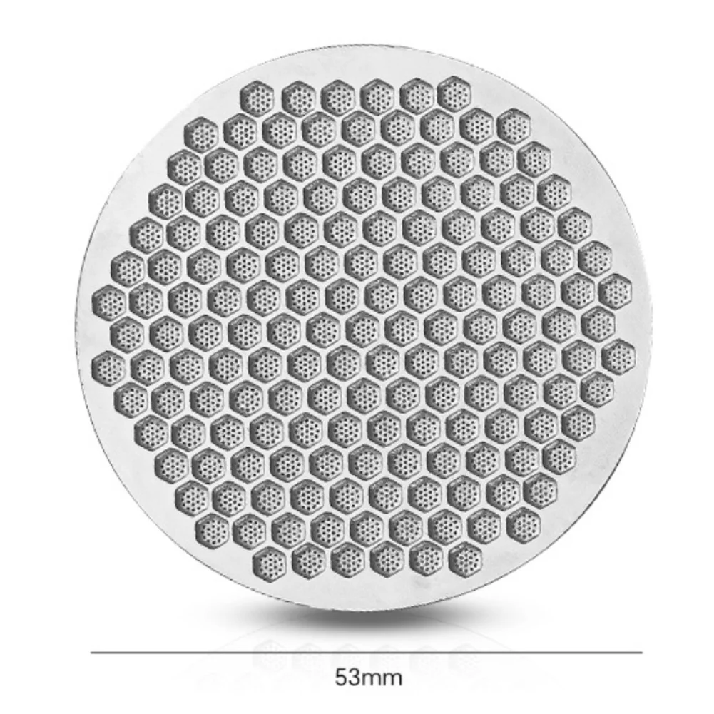Stainless Steel For Espresso Puck Screen Compatible with 51mm 53mm 58mm Portafilters for Home and Commercial Use