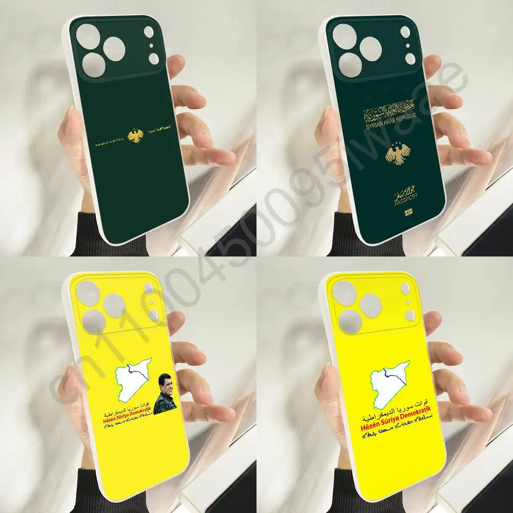 

Syria Syrian Democratic Forces Flag Map Phone Case For iPhone 12,16,11,14,13,17,15,Plus,E,Pro,Max,Mini Wireless Charge Magnetic