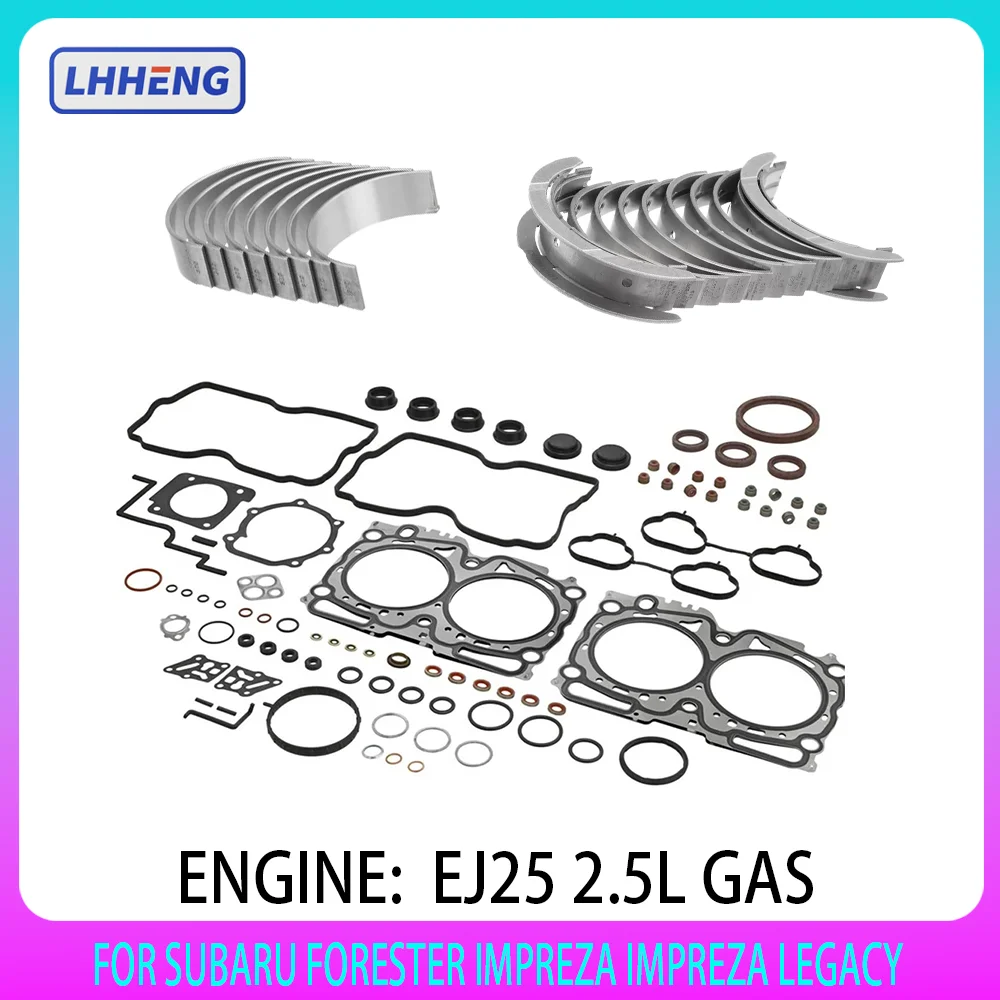 

Cylinder Gasket Set Main & Con-rod bearing Set kit For EJ253 EJ25 2.5 L Gas SUBARU FORESTER IMPREZA IMPREZA SPORT LEGACY 06-11