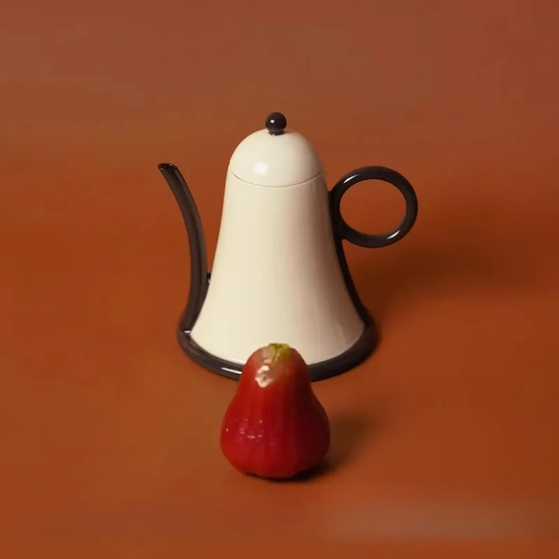 

French ceramic underglaze teapot gift box