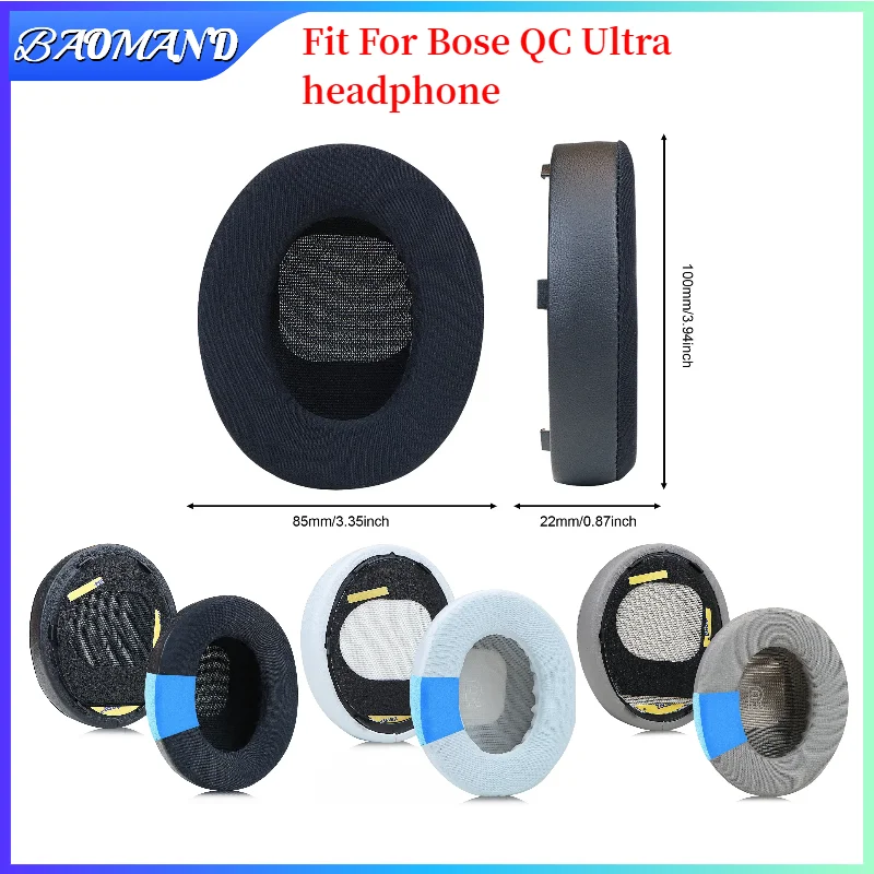 

Replacement Earpads for Bose QC Ultra Headset Headphones Leather Sleeve Earphone Earmuff