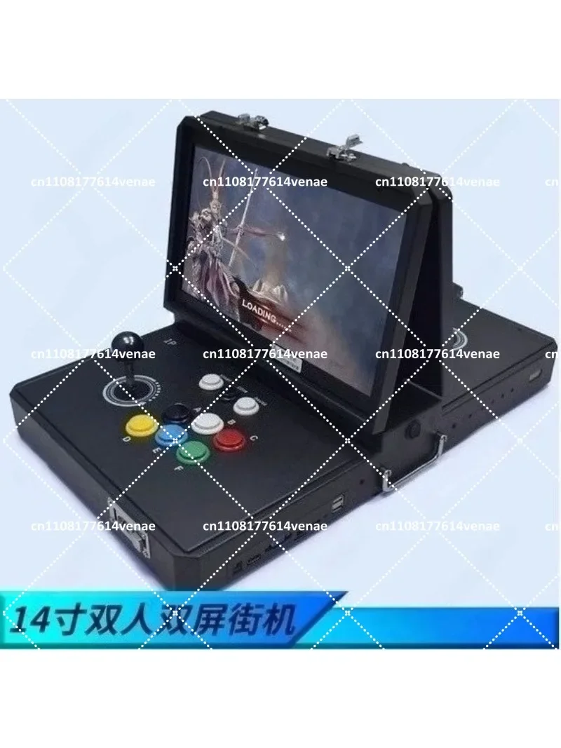 Portable Folding Arcade Game Console Dual Joystick Retro Gaming System All-in-One Handheld Classic Games Machine