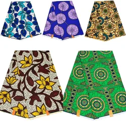 African Fabric By Yard 6 Yards Wax Ankara Print Sewing DIY Craft Boho Home Decor