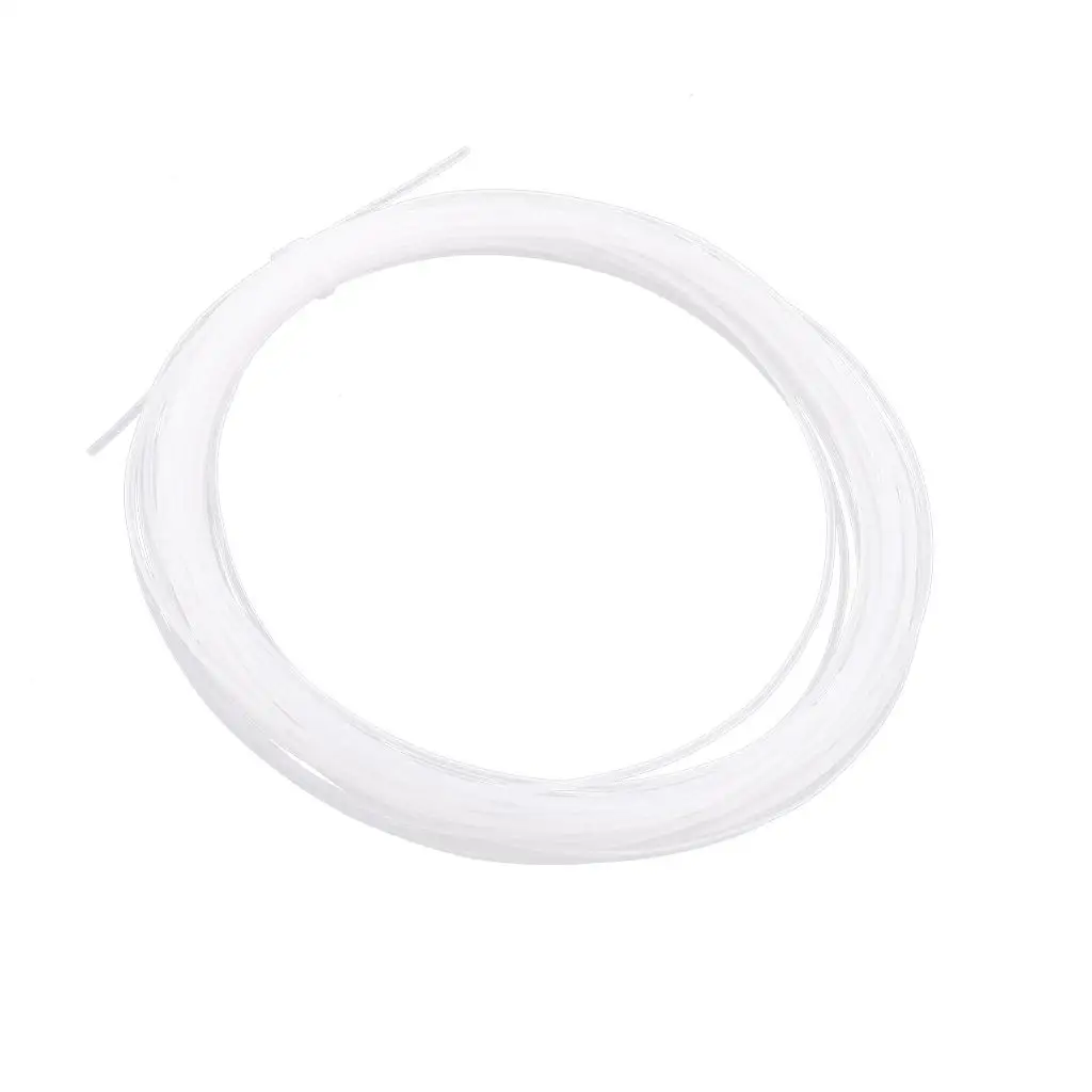 Raqueta de tenis de alta elasticidad, cuerda de 12m, hilo blanco, paquete de 3 a 6