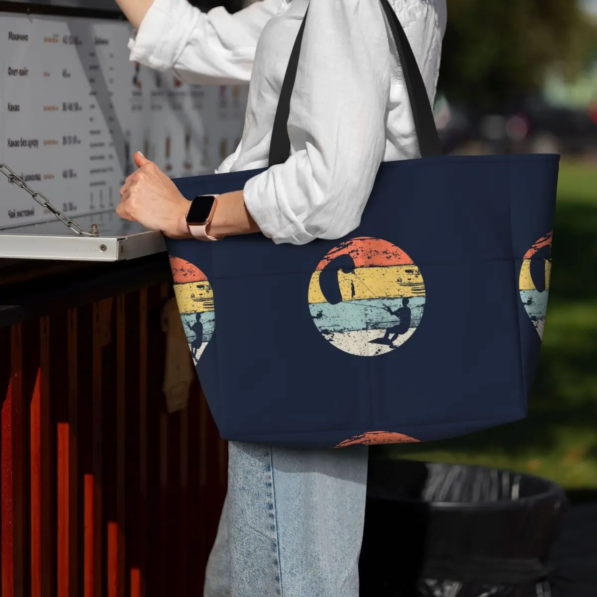 

Кайт Посадка Kiteboarder Look Gif Пляжная большая сумка Спортивная сумка для тренажерного зала Йога Duffle Большая большая сумка Женская дорожная сумка Сумка для фитнеса