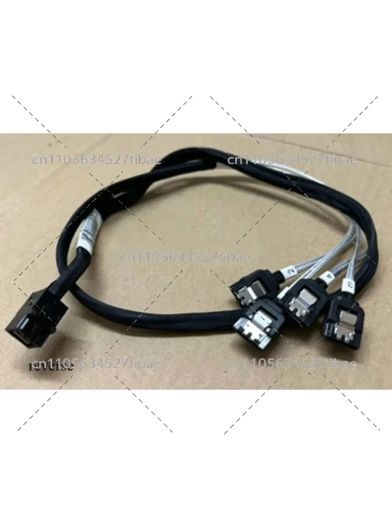 SFF-8643 to 4 SATA Cable, Mini HD to 4x SATA Forward Breakout Cable, Reverse SFF-8643 to SATA for Backplane Card