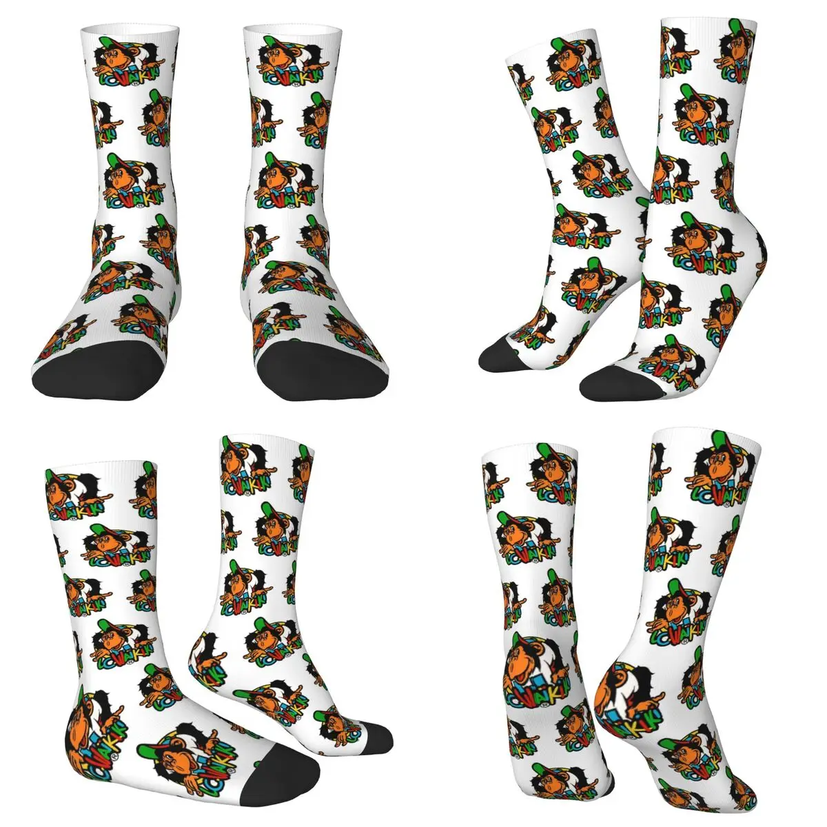 

Носки Monkey Lc Waikiki Singe, впитывающие пот чулки в стиле Харадзюку, всесезонные длинные носки, аксессуары для унисекс, подарок на день рождения