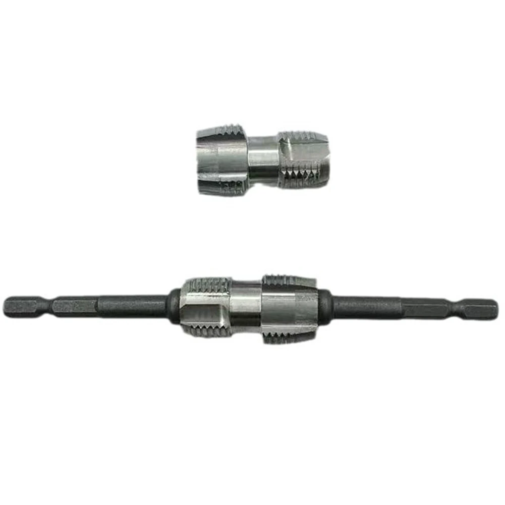 1szt Adapter do wiertarki elektrycznej 6.35mm Sześciokątny adapter rozszerzający PPE PPR do rur wodnych 1/2'' 3/4'' Dziurkacz do rur wodnych Narzędzie hydrauliczne