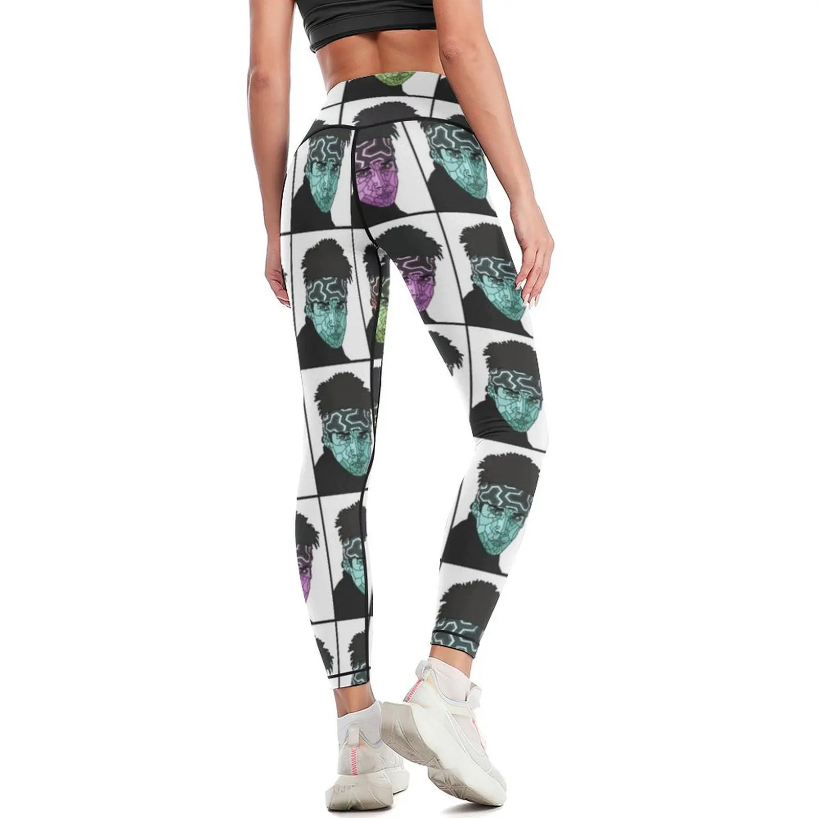 Leggings Zoolander para mulheres, Leggings Esportivos para Ginásio, Push Up Sportswear para Feminino