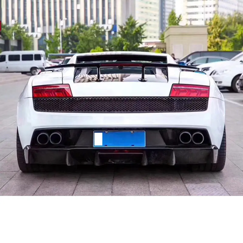 Carbon Fiber Bodykit Rear Bumper Diffuser Lip For Lamborghini Gallardo LP550 LP560 LP570 Body Kit,100% TESTED WELL 