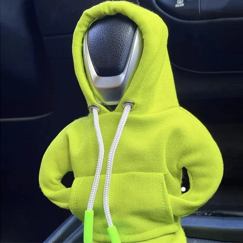Opansten Car Gear Shift Washable Hoodie Decoration Funny Car Shift Lever Handle Kit Creative Universal Car Interior Accessories image 5