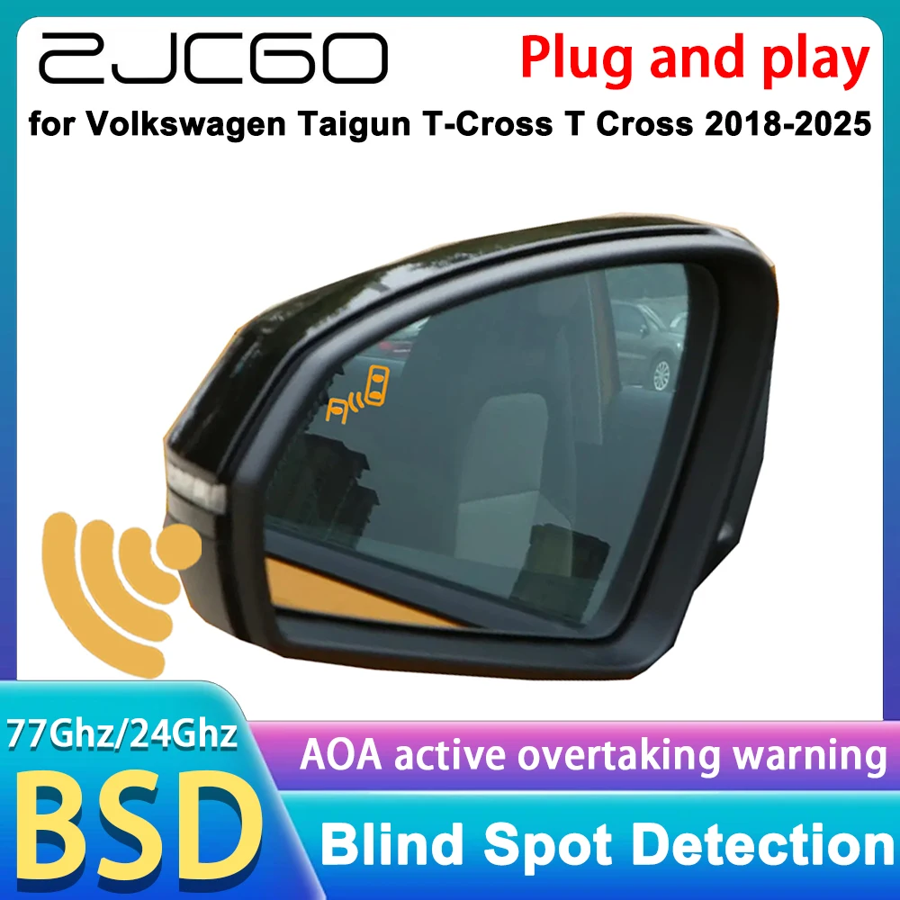 for Volkswagen VW Taigun T-Cross T Cross 2018-2025 OEM Side Assist Blind Spot Monitor Detection BSM BSD System Radar Detector