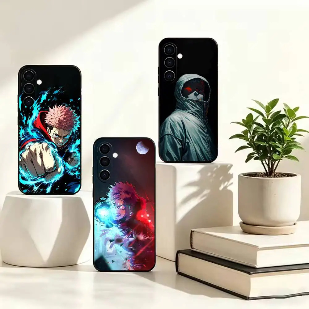 The Tiger Brat Brother Y-Yuji  Basic Phone Case For Samsung A73 20,21s,22,31,32,52,53,72 Soft Black Shell