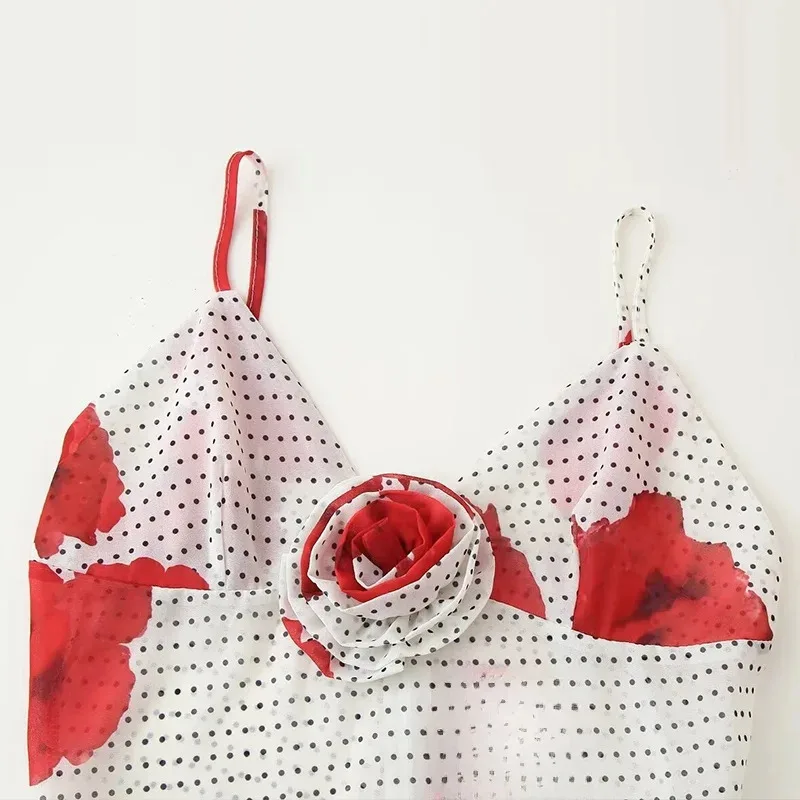 Bonny Summer 2025 New Women's Floral Print Dr 3D Flower Decoration European Sle Polyester Fiber 00% Single Piece Gown