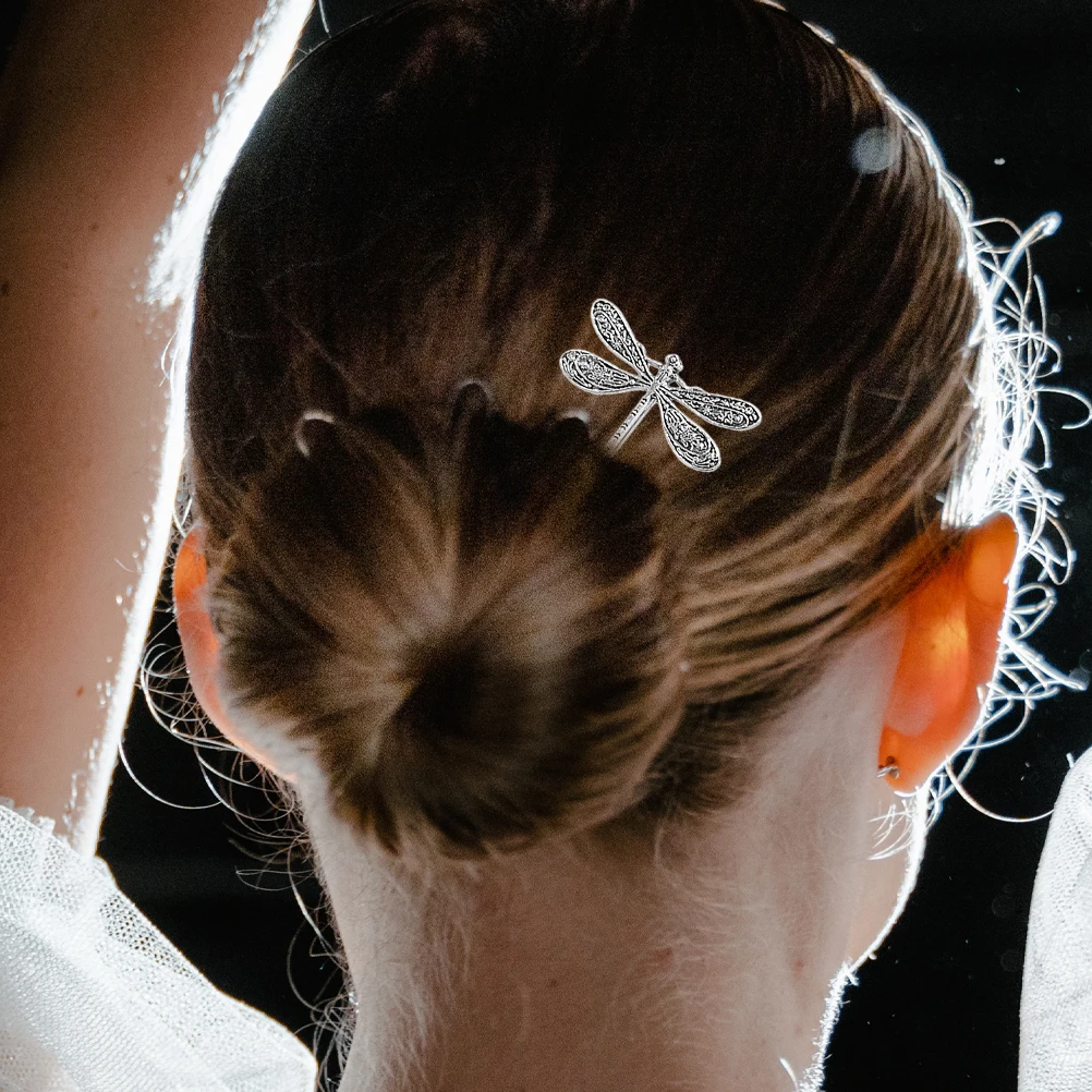 

6Pcs Retro Dragonfly Hair Clip Vintage Metal Hairpins Side Bang Clips Women Girls Wedding Party Daily Use Dragonfly Hair Pin