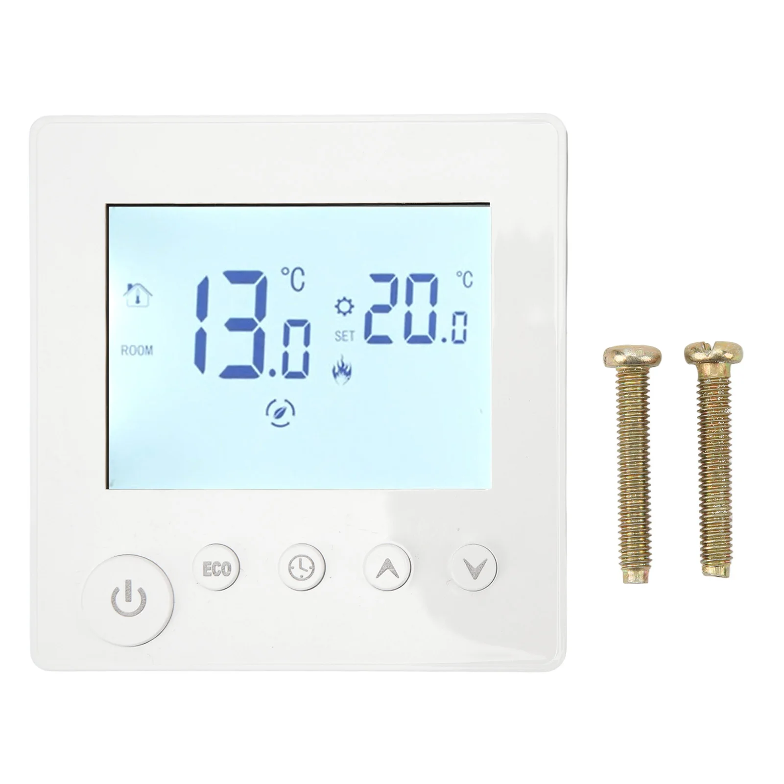Floor Heating Thermostat Controller Programmable Control Panel LCD Display 90V‑240V for Home