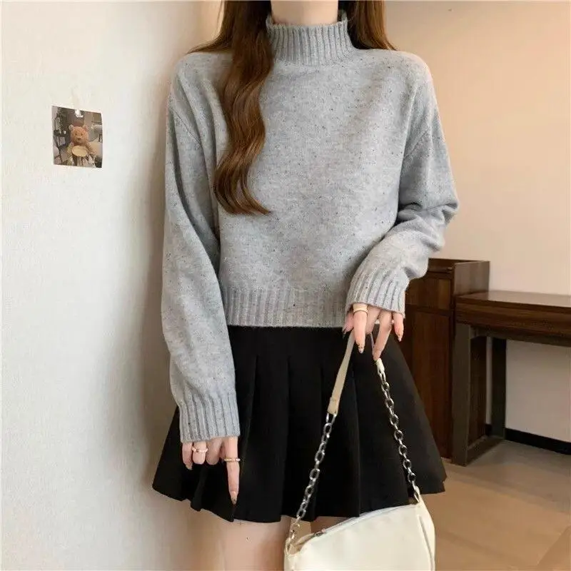 

Универсальный классический кардиган для женщин с длинными рукавами, корейская версия, ретро уличная одежда для поездок на работу, женский свитер, женская одежда