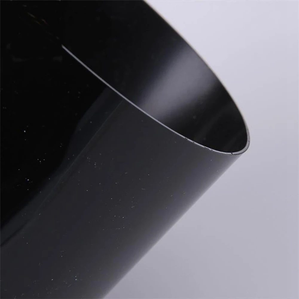 2pcs Black Durable ABS Styrene Plastic Flat Sheet Plate 1mm x 200mm x 300mm for Industrial Components