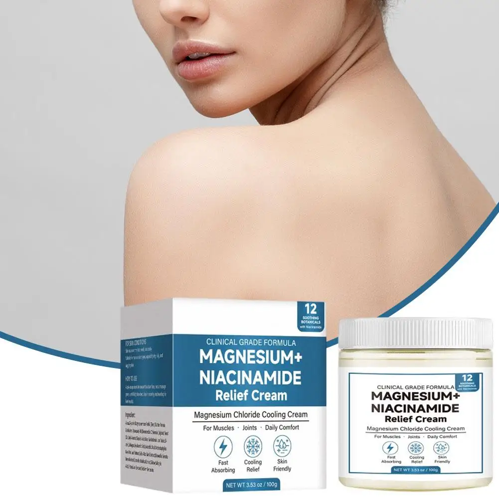 Magnesium Cream Premium Chloride Deep Penetrating Vitamin Infused Face Moisturizer Long Lasting Hydration Skin Repair Skin Care