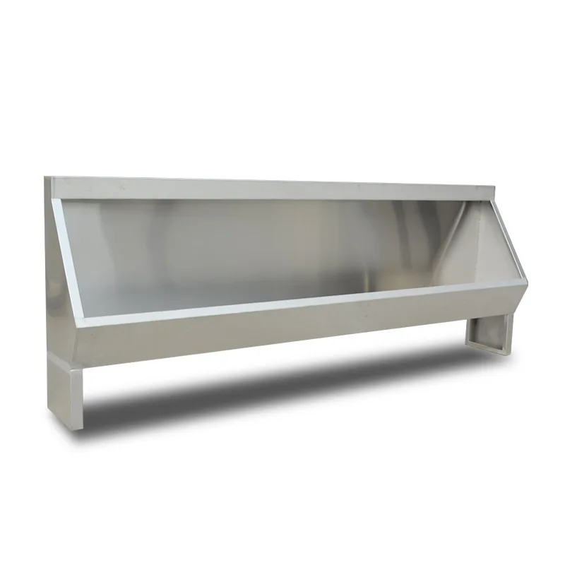 

304 stainless steel urinal, special-shaped with legs and induction vertical