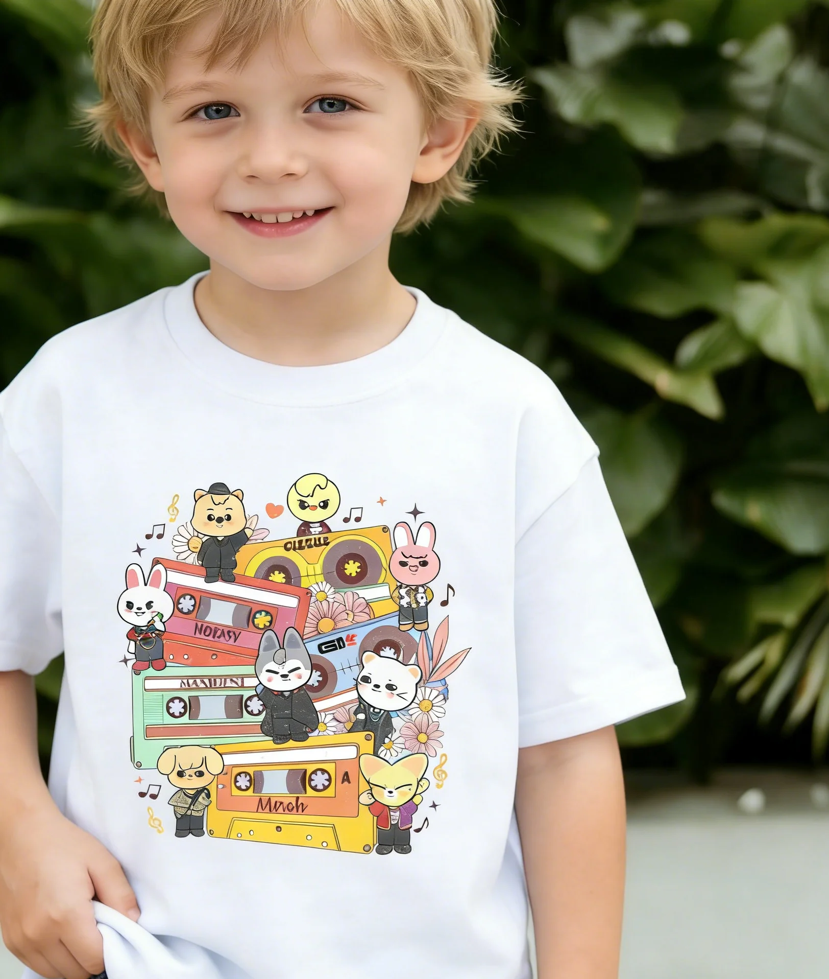 Stry Kids Zoo T-shirt Skzoo shirt inspiration,  Skzoo Chibi character sports shirt, music enthusiast gift,  casual outfit