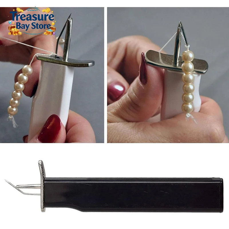 Beading Knotting Tool Stringing Scattered Loose Beads Beaded Thread Knotter Pearl Agate Bracelet Jewelry Fast Knotting DIY Tools