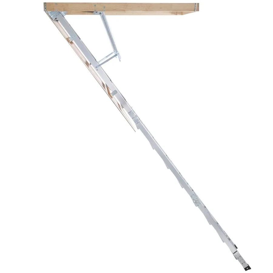 

Attic Ladder Foldable 350pound Capacity 22.5 x 63 MultiPurpose Aluminium Extension Lightweight and Portable Fits 9.5'12' Ceili