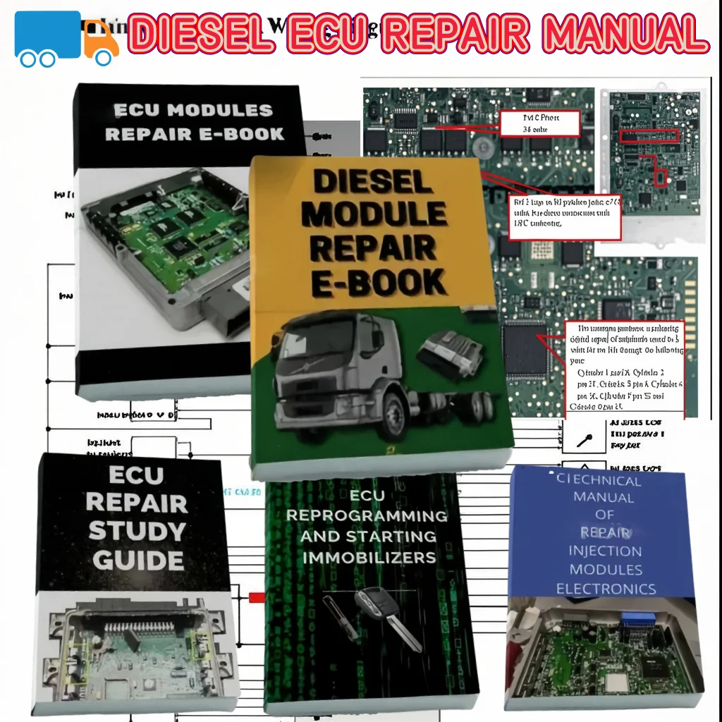 

DIESEL ECU REPAIR MANUAL English E-Book EPROM TEST Progranmming Car Diagnostic Learn Tools for Volvo for Mercedes-Benz PDF File