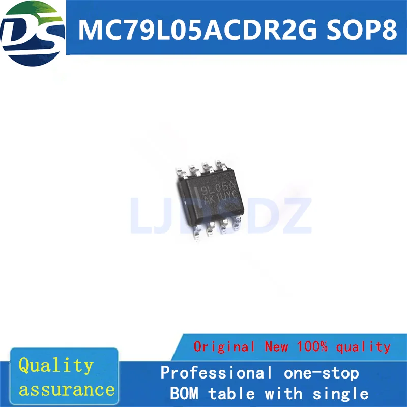 10 PÇS/LOTE  MC79L05ACDR2G SOP8 NEW  IN  STOCK