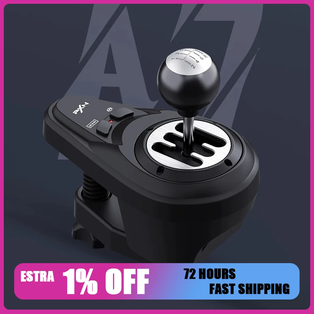 Pxn A7 Game Gear Lever For Pxn-V10 Game Steering Wheel Controller 6+1 Gear Special Custom Manual Shift Lever Of Game Simulator