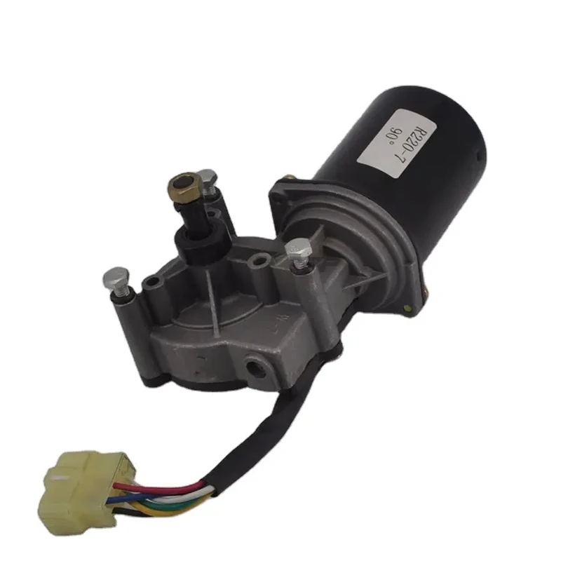 

21N6-00240 21N6-01280 21N6-01281 24V Wiper Motor for Hyundai R220-7 R210LC-7 R250LC-7 R290LC-7 R140W7 R110-7 Excavator Parts