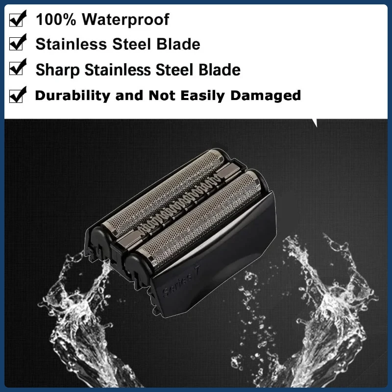 70B Replacement Head for Braun Series 7 Electric Shaver 720 720s-3 720s-4 720s-5 730 790cc-3 790cc-4 790cc-5 795cc-3