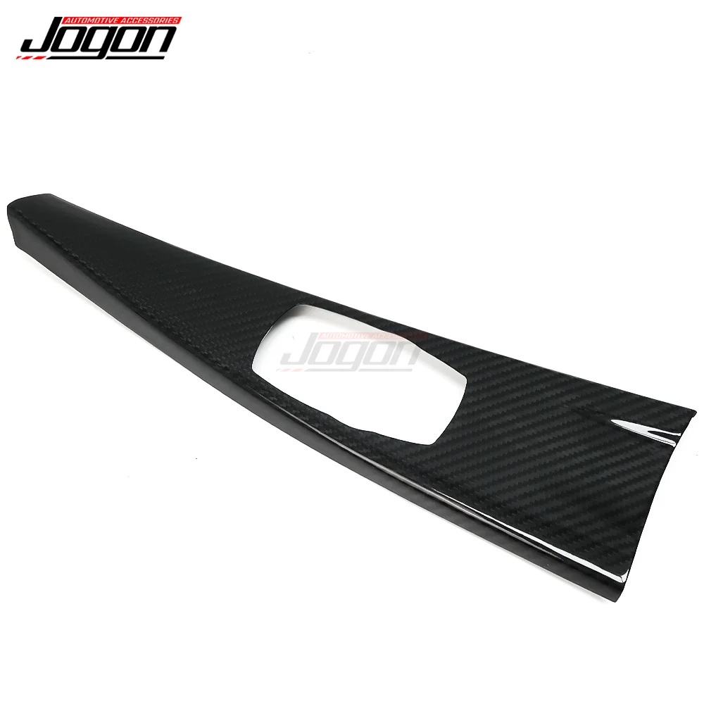 For BMW 3 4 Series F30 F32 F34 3 Series GT F80 M3 F82 F83 M4 2014-2020 Gloosy Carbon Fiber Multi-media Panel Frame Cover Trim