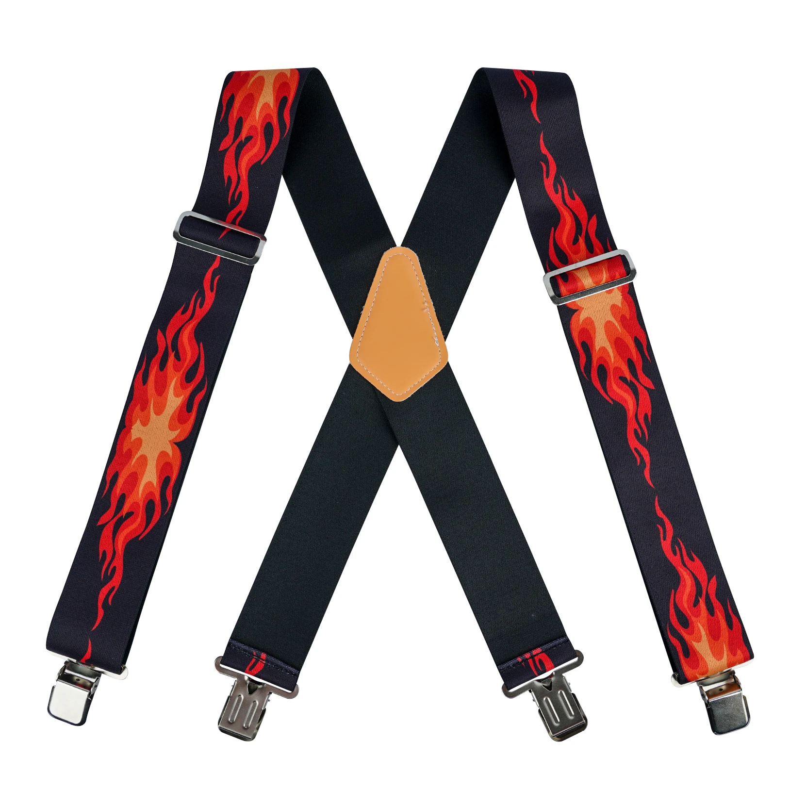 MELOTOUGH Suspensórios Masculinos Totalmente Elásticos 2 Polegadas de Largura X Voltar Suspensórios de Trabalho Pesados Suspensórios de Cinto de Ferramentas Homem Suspender