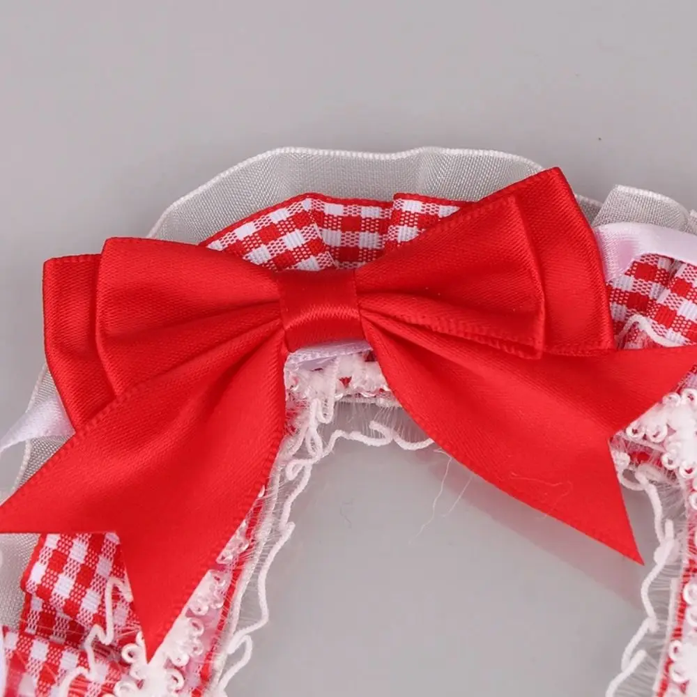 Cute Polyester Bow Photocard Holder Kawaii Lace Sleeve 3 inch Kpop Card Holder Angel Wing DIY Fabric Pendant Photo Decor