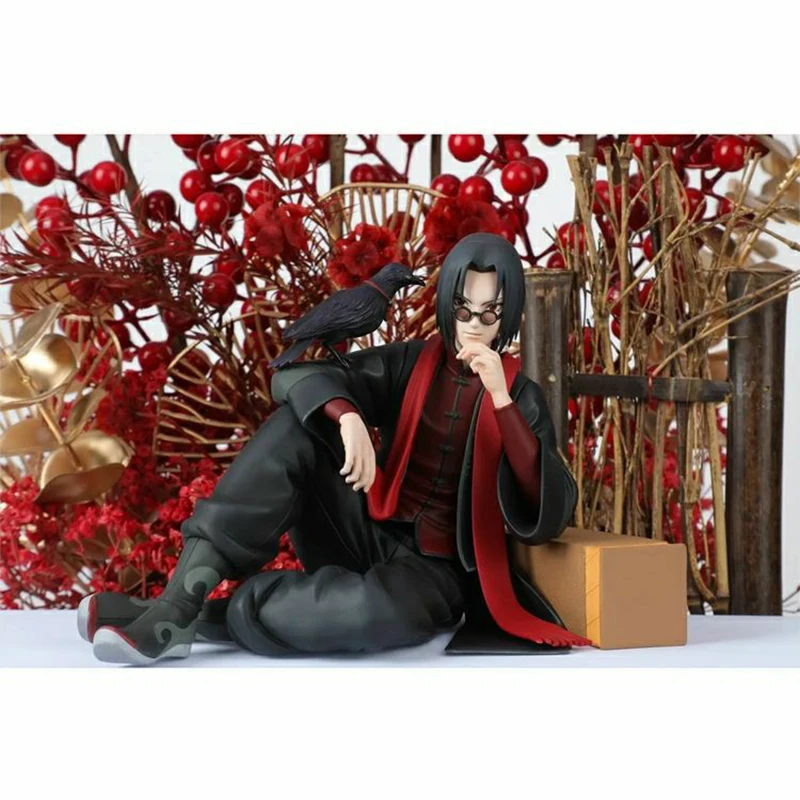 100 % Original auf Lager Bandai Naruto Shippuden Stylist Fotograf Uchiha Itachi Charakter Sammlerstück Modell Statue Spielzeug Geschenk