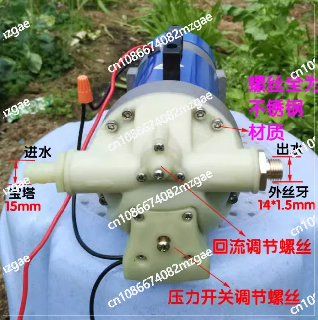 Spraying Watering Car Wash Irrigation Diaphragm Pump Agricultural Electric High Pressure Pump Garden Electric Tools