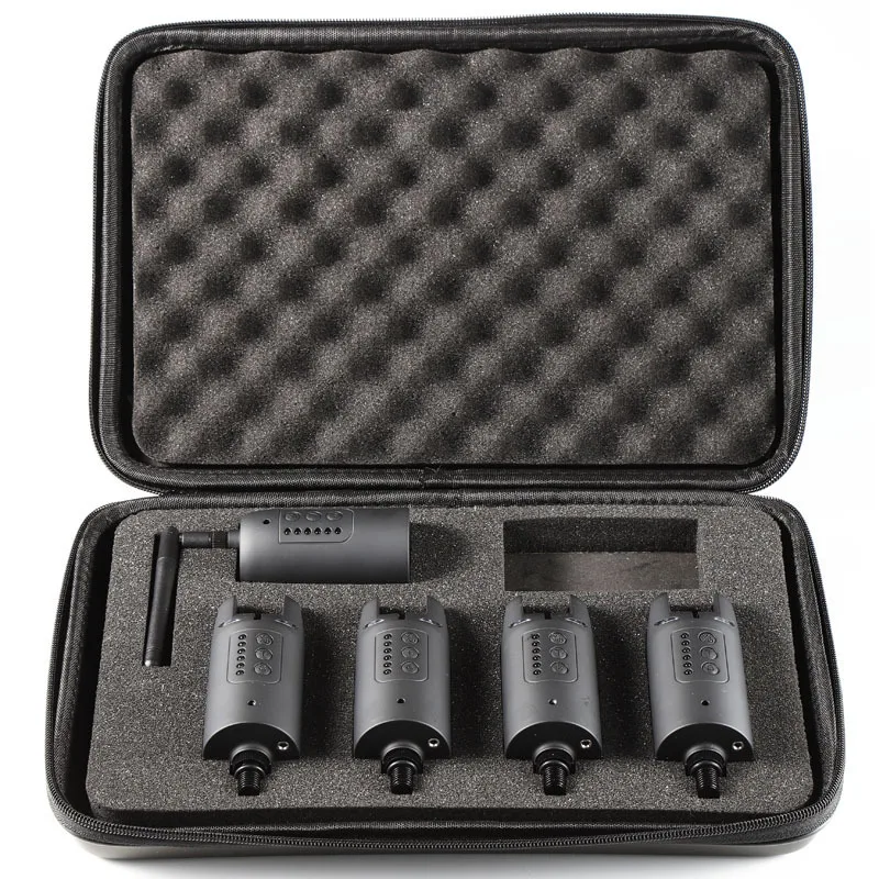 Wireless Digital Carp Fishing  Carp Fishing Alarms Set Bite Alarms Carp Fishing Changeable Color LED Alarm Indicator