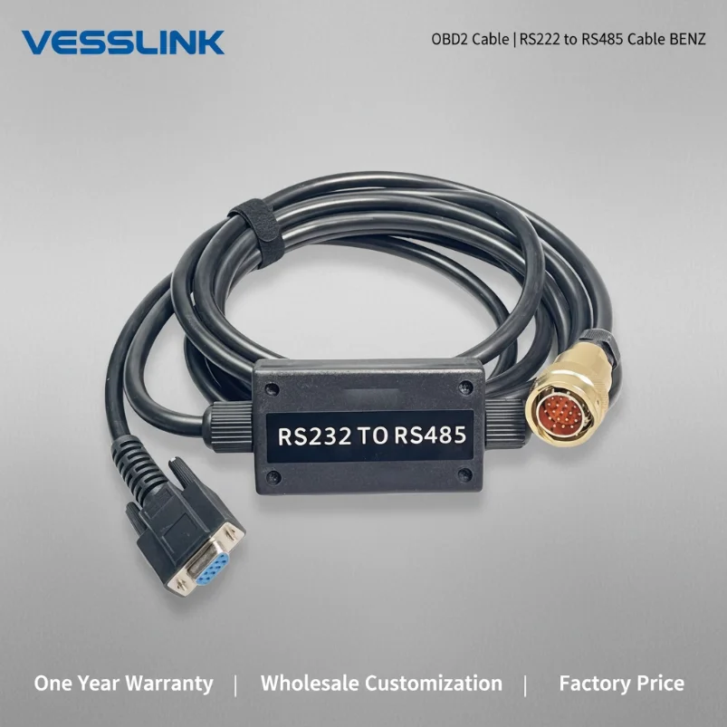 

Кабель сканера C3 RS232 к RS485 для соединительной линии детектора Merce-des-Benz с чипом Pcb Star OBD2, инструмент для ремонта автомобиля, адаптер OBD