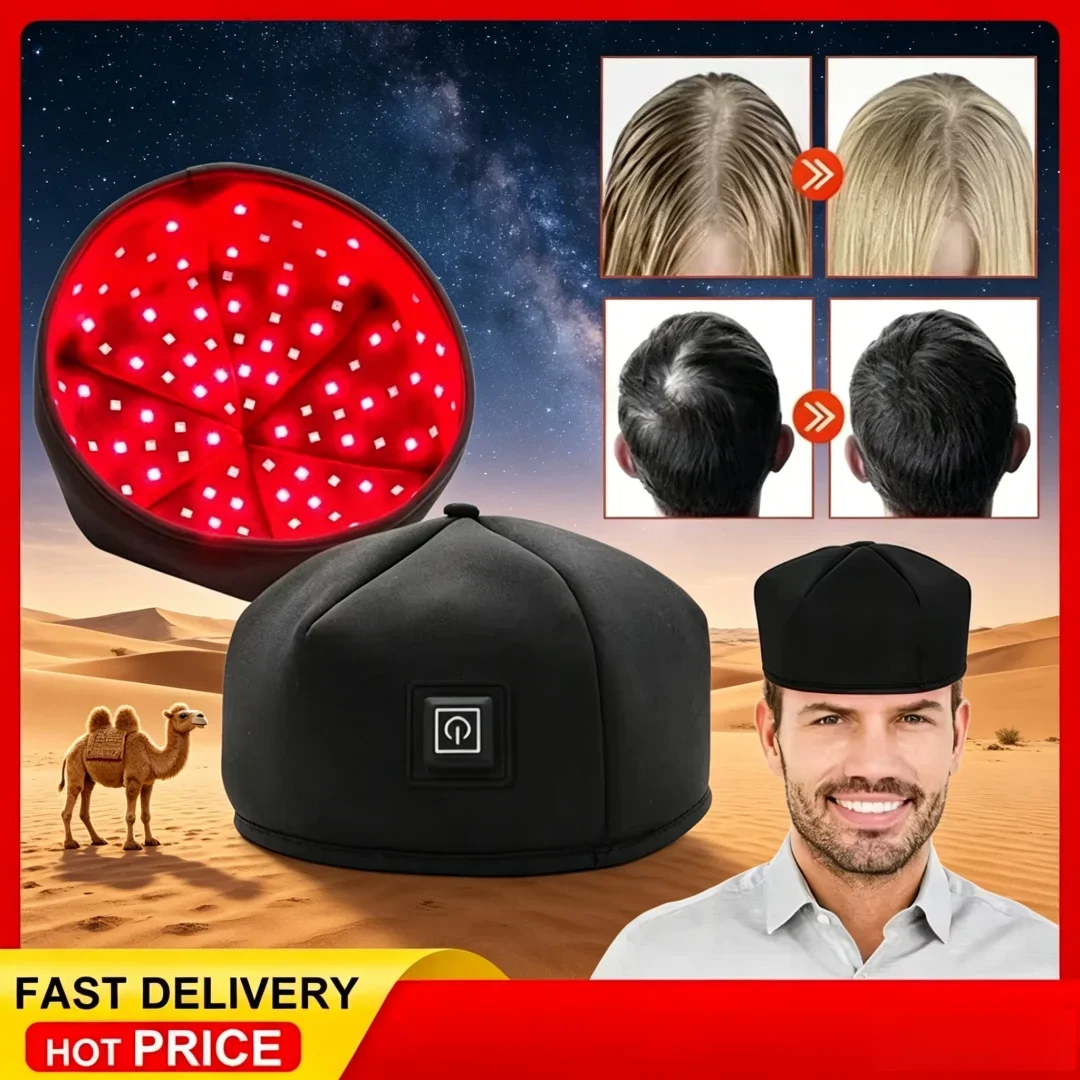

2026 Elite Red Light Therapy Cap Laser 660nm 830nm Red Near Infrared Hair Growth Boost Hat Hair Loss Fix Helmet Scalp Refresher