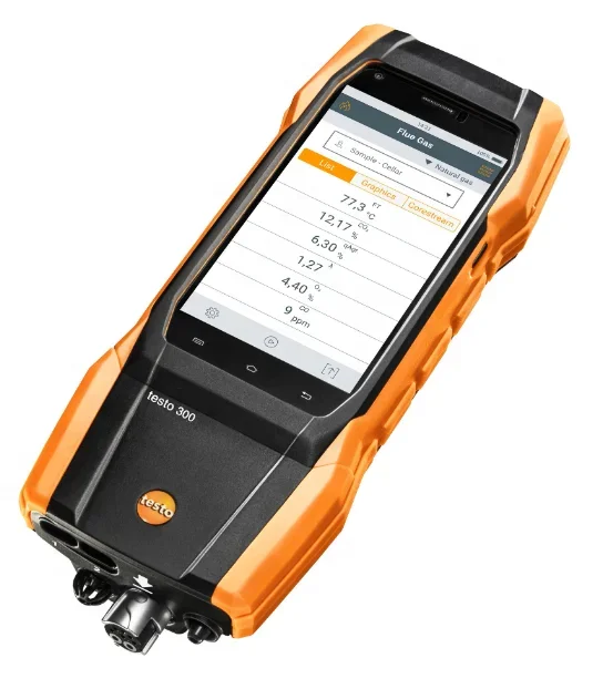 Testo 300 - Flue Gas Analyzer (O2, CO Up To 4,000 Ppm)