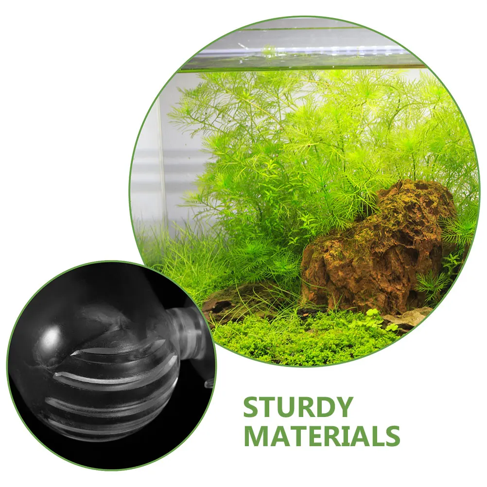 

6pcs Aquarium Plant Holder Acrylic Fish Tank Planter With Suction Cups Multiple Shapes For Freshwater Tanks Decor Supply