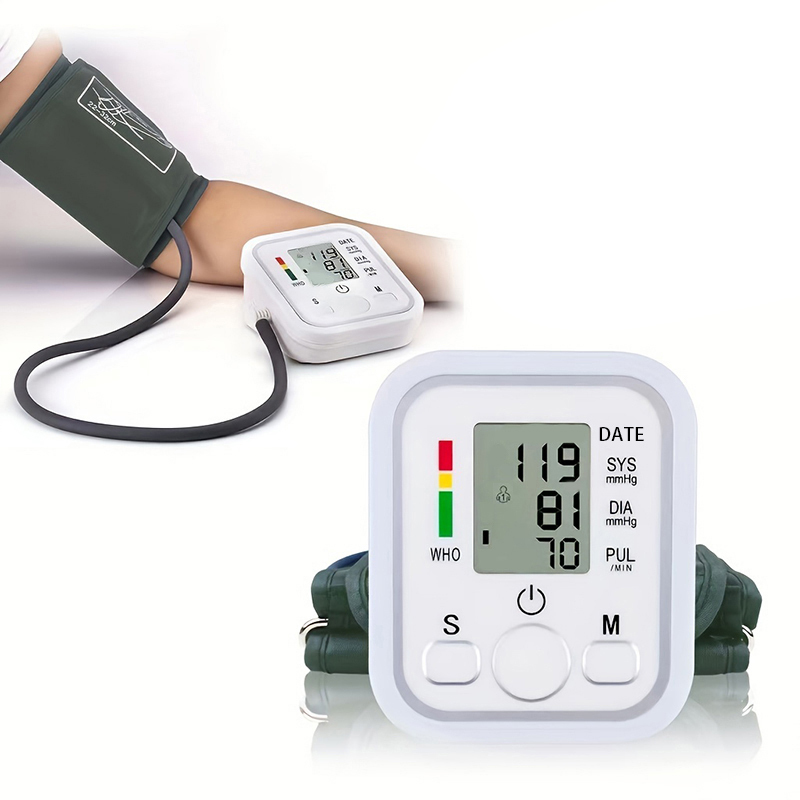  Finger Pulse Oximeter Or Blood Pressure Monitor Kit, Heart Rate SpO2 Saturation Meter Home Medical Device