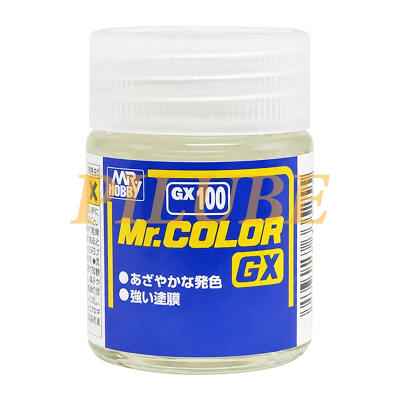 MR.HOBBY GX100 GX112 GX113 GX114 C181 C182 C183 C188 C189 Clear Topcoat Paint UV Cut Gloss Matte Semi-Gloss for Scale Model Kits